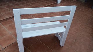 banco hecho de palet