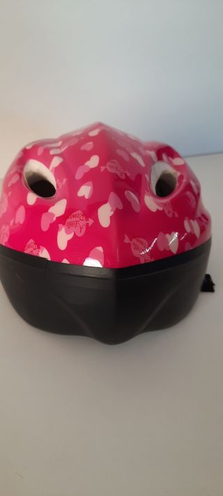 casco bici color fucsia talla M