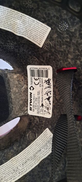 casco bici talla M color fucsia