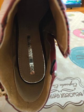 Botines burdeos T 39