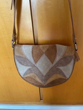 Bolso bandolera Ante y Piel