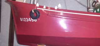 Maqueta barco artesanal