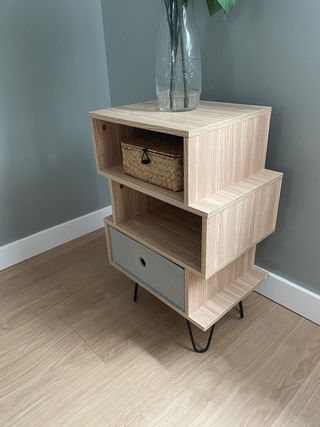 Escritorio/consola de diseño y mesita a juego