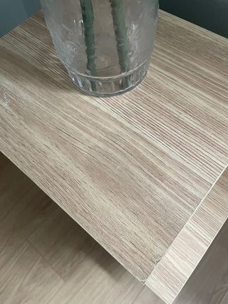 Escritorio/consola de diseño y mesita a juego