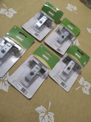 PICAPORTE AMIG. MOD6 35MM LATONADO  x 2€ CADA UNO.