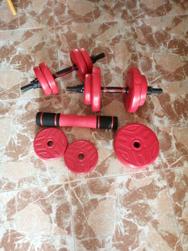 Juego de mancuernas sin estrenar