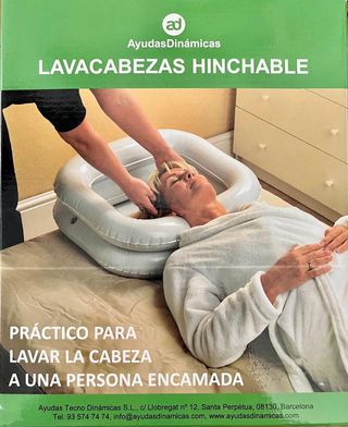Lavacabezas hinchable 