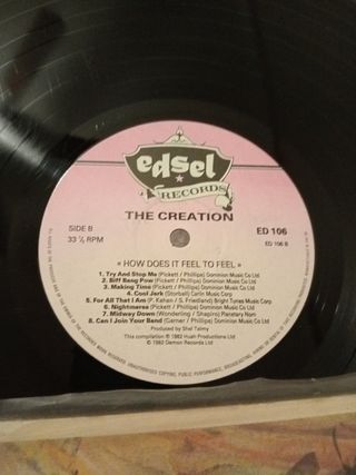 DISCO VINILO THE CREATION