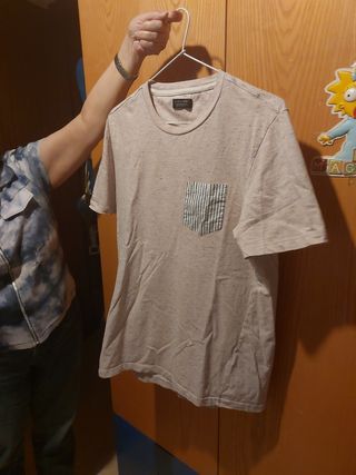 Camiseta manga corta Zara man, talla M 