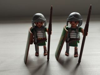 Playmobil 106/110€ Legión Romanos verdes. Customiz