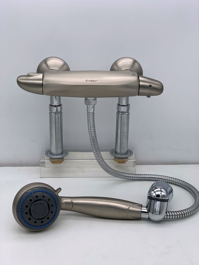 -50% Dto. GRIFO DUCHA TERMOSTATICA ACERO - GROBER
