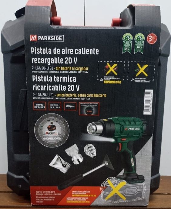 Decapadira aire caliente parkdide