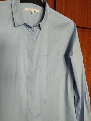 Camisa celeste EASY (Corte Inglés).