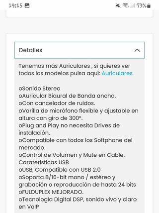 Casco para ordenador con micrófono