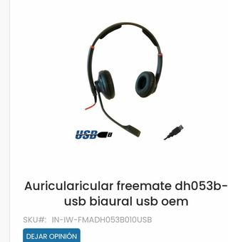 Casco para ordenador con micrófono