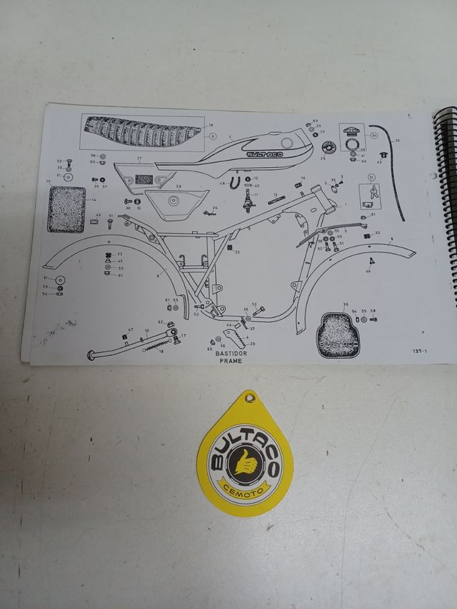 Catalogo de BULTACO ALPINA Ref.21779