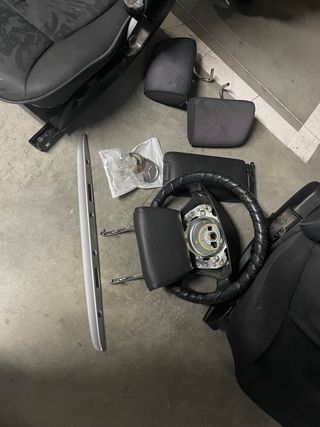 Interior de tela Mercedes Clase E W210