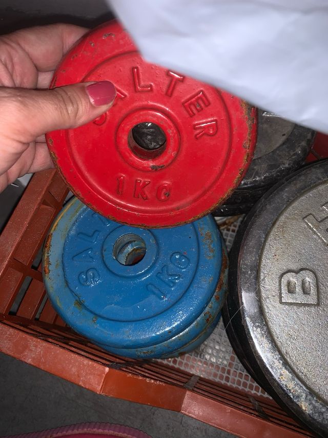 mancuernas Discos y barras