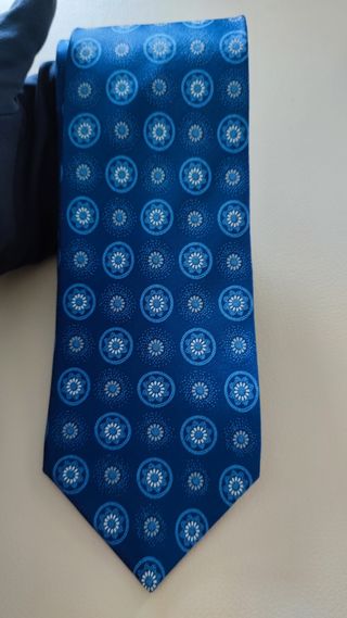 Corbata de seda natural 👨.Lanvin París