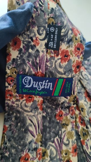 Corbata de seda natural 👨/Dustin