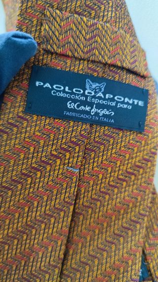 Corbata de seda natural 👨/Paolo Da Ponte.