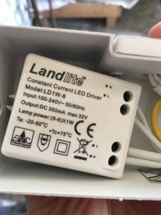 Lampara aplique espejo baño cuadros LED