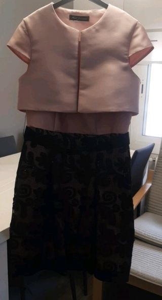 Precioso vestido de fiesta de Nati Jiménez.