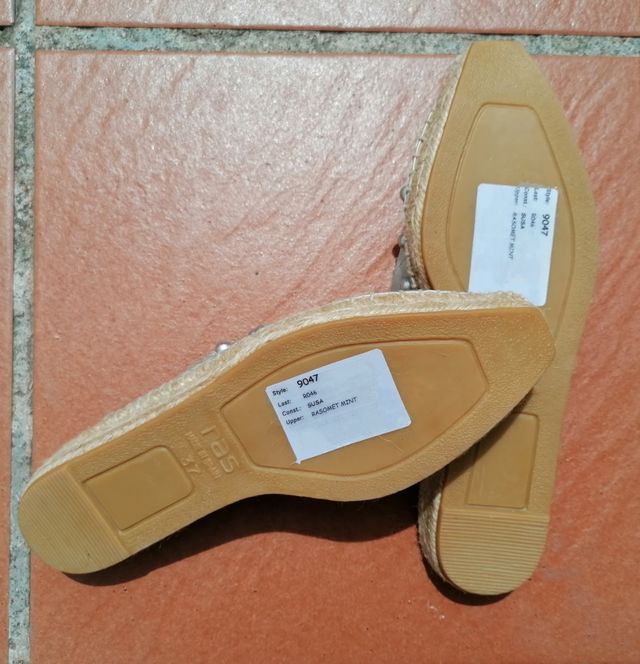 Zapatos ras nº37 sin estrenar