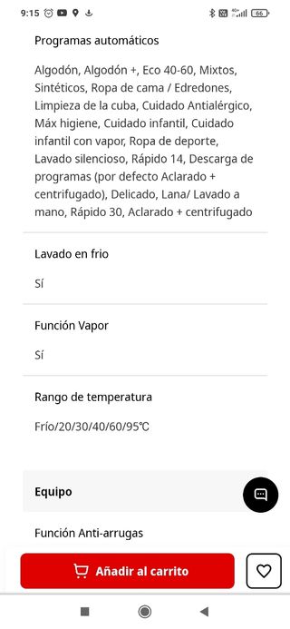 Casi nueva!!LG 9 kilos 1400 rpm