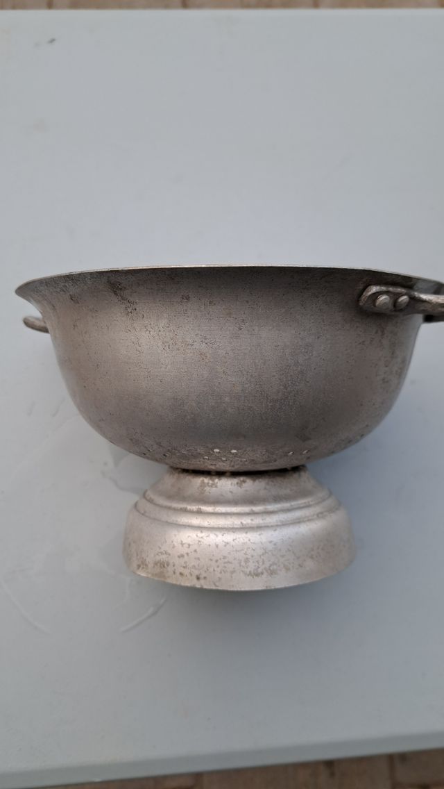 Lote de antiguos utensilios cocina de aluminio