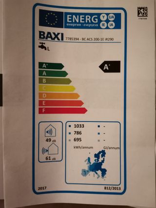 Colector 200l de agua con aerotermia