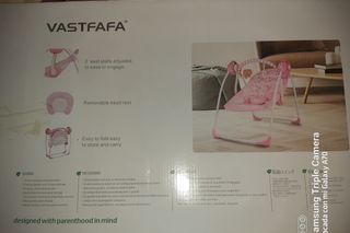 bañera y hamaca y mochila de cojer