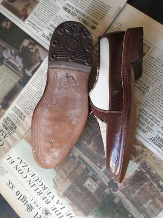 zapatos escolar años 50. aprox talla 32