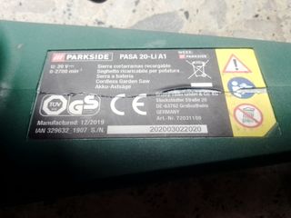 sierra sable PARKSIDE con avería mecánica
