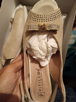 sandalias nuevas piel Marca Pitillos