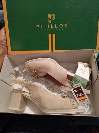 sandalias nuevas piel Marca Pitillos