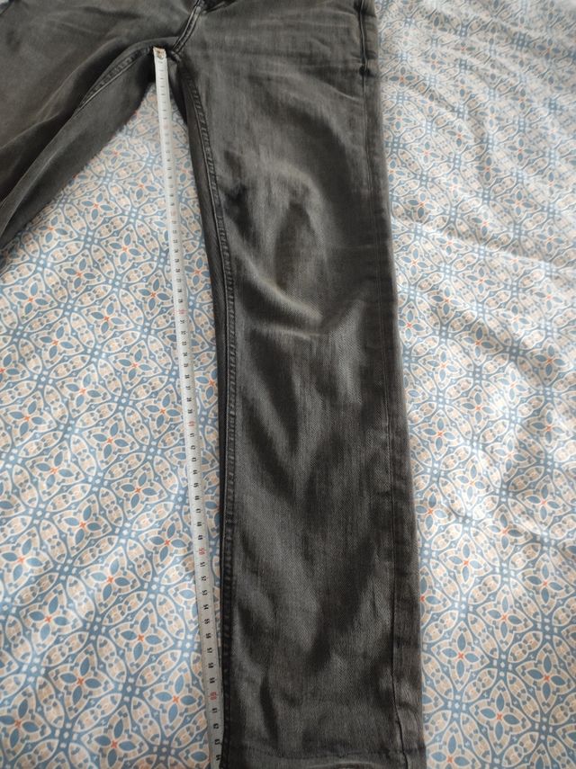 Vaquero skinny negro gris hombre Springfield 26