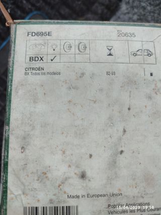 pastillas de freno Citroen