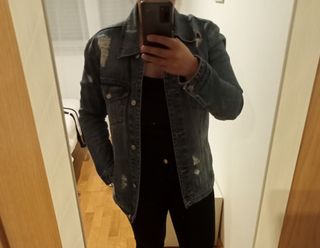cazadora vaquera oversize Stradivarius