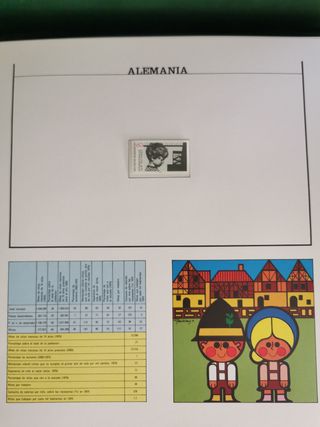 La filatelia europea en el año internacional niño.