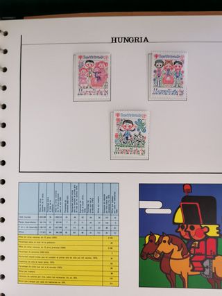 La filatelia europea en el año internacional niño.