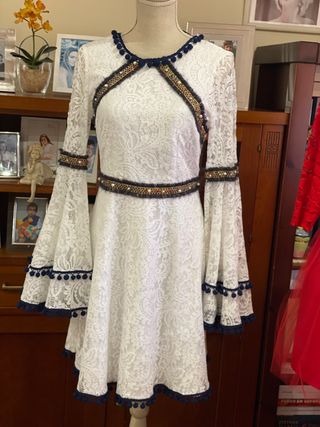 Vestido blanco encaje