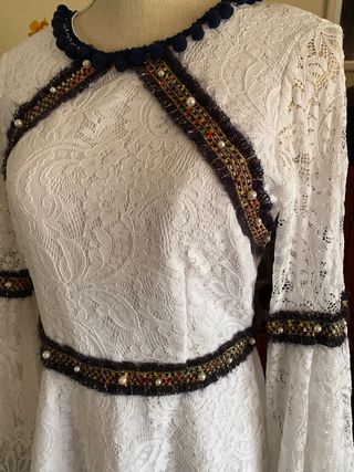 Vestido blanco encaje