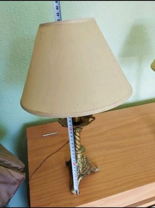 lampara bronce hachero