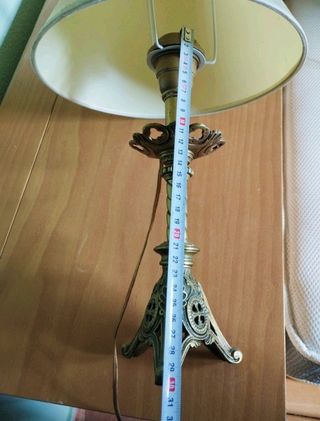 lampara bronce hachero