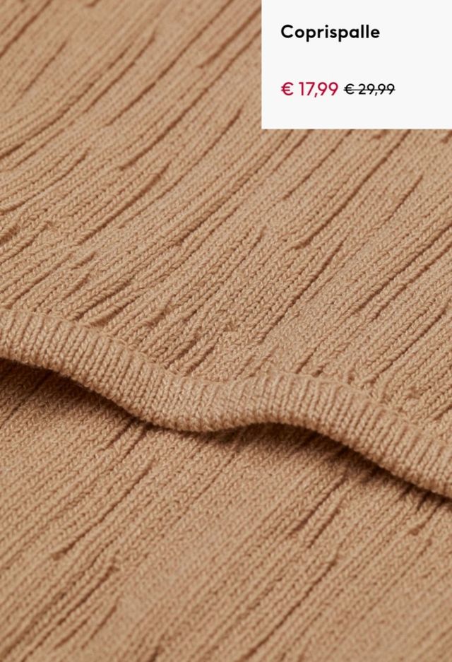 coprispalle crop nuovo con etichetta