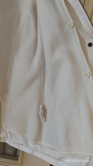 chaqueta/abrigo blanco
