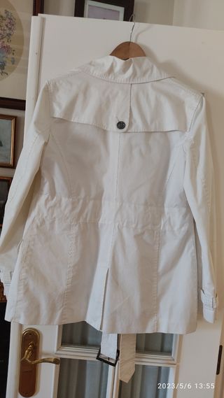 chaqueta/abrigo blanco