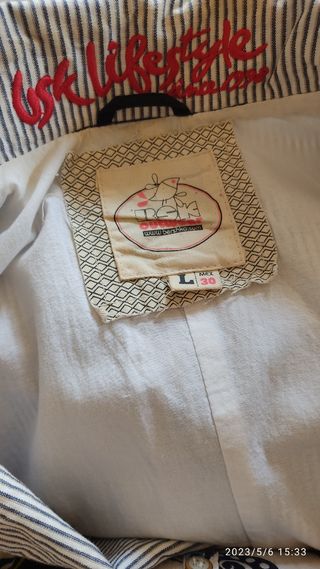 Blazers blanco y marino