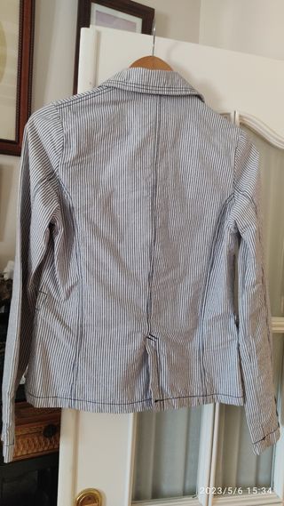 Blazers blanco y marino